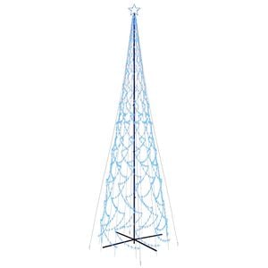 vidaXL Kalėdų eglutė, 230x800cm, kūgio formos, 3000 mėlynų LED