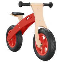 vidaXL Balansinis dviratis su pneumatinėmis padangomis, raudonas