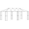 vidaXL Paviljono rėmas be paviljono audinio 6 x 3 m Juoda Plienas