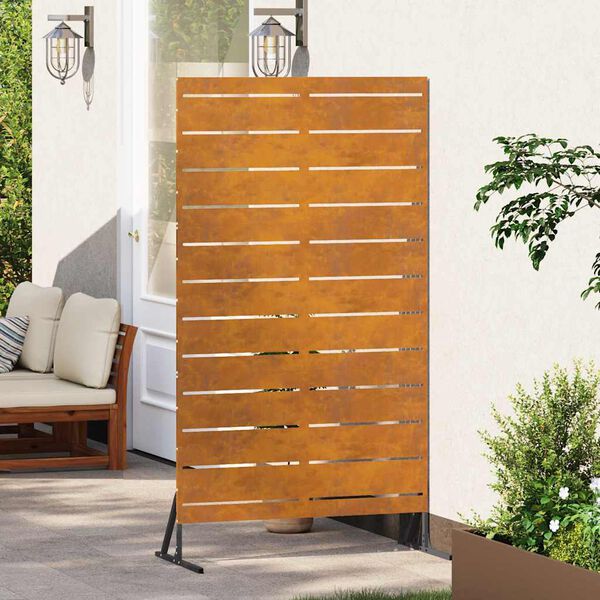 vidaXL Privatumo žaliuzės Pilka 100 x 50 x 180 cm Plienas