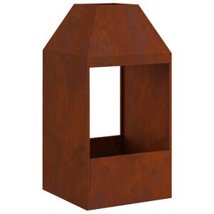 vidaXL Laužavietė Ruda 50 x 50 x 100 cm