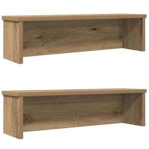vidaXL Virtuvės lentynos, sukraunamos, 2 vnt., artisano, 50x15x16cm