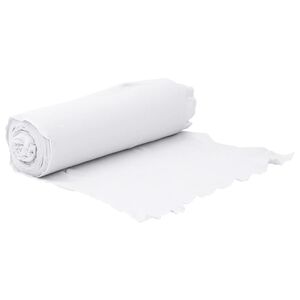 vidaXL Membrana su geotekstile, balta, 1x10m, poliesterio pluo&scaron;tas