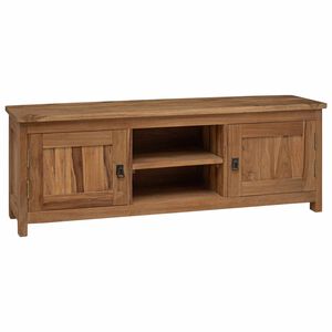 vidaXL TV spintelė 110 x 30 x 40 cm Natūrali Kieto teka medžio