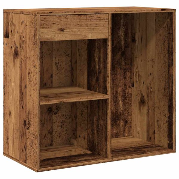 vidaXL kosmetikos spintelė Old Wood 80x40x75 cm Engineered Wood