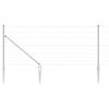 vidaXL Tvorelės stulpas Cinkuotas 25 x 1 m Plienas