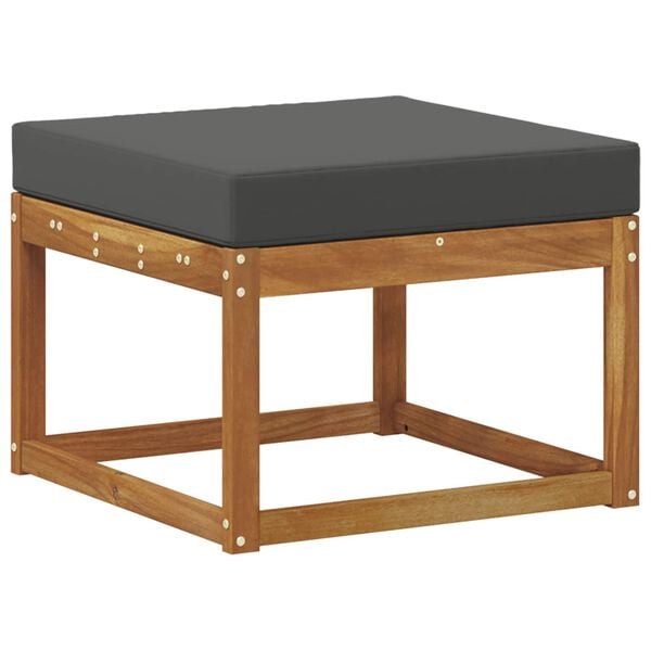 vidaXL Lauko sofos komplektas su pagalve 7 pcs Natūralus ir antracitas