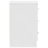 vidaXL Naktinės spintelės, 2vnt., baltos, 38x35x56cm, apdirbta mediena
