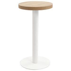 vidaXL Bistro staliukas, šviesiai rudos spalvos, 40cm, MDF