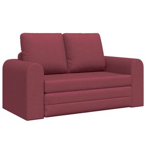 vidaXL Sofa lova Vyno raudona 148 x 71 x 83 cm audinys