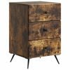 vidaXL &Scaron;alia lovos spintelė Dūminio ąžuolo 43 x 41 x 66,5 cm