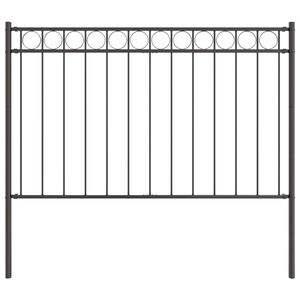 vidaXL Tvorelių elementas ASSEN 170 x 130 cm Plienas Pilka