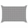 vidaXL Saulės &scaron;e&scaron;ėlio audinys Antracito ir baltos 2 x 2,5 m HDPE