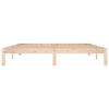 vidaXL Lovos rėmas, 180x200cm, medienos masyvas, itin didelis