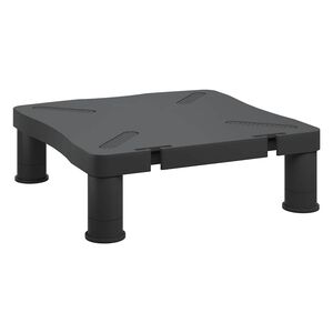 vidaXL Monitoriaus stovas, juodos spalvos, 33,5x34x10,5cm