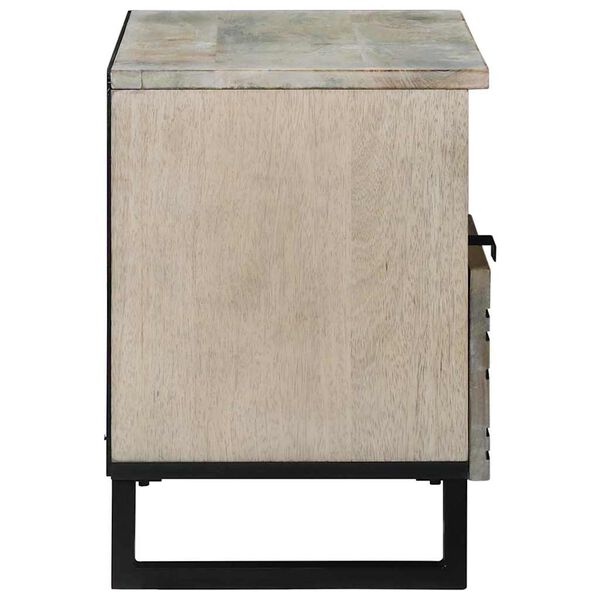 vidaXL TV vienetai su stalčių Balta 80 x 33 x 46 cm Apdirbta mediena