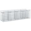 vidaXL Gabioninė pakelta lova 200 x 50 x 60 cm Galvanizuotas plienas