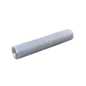 vidaXL Tinklinė tvora, sidabrinė, kvadrat., 1x25m, cinkuotas plienas