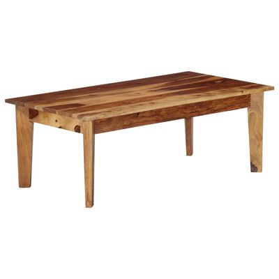 vidaXL Kavos staliukas, 110x60x40cm, rausvosios dalbergijos mediena