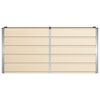 vidaXL Lovelis Ivory 160 x 40 x 75 cm Plienas
