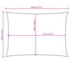 vidaXL Uždanga nuo saulės, juoda, 3x4,5m, oksfordo audinys