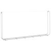 vidaXL Malkų stovas 300x25x150 cm Cinkuotas plienas