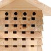 vidaXL Bičių viešbutis, 22x20x20cm, eglės medienos masyvas