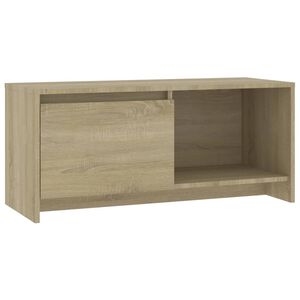vidaXL Televizoriaus spintelė, ąžuolo, 90x35x40cm, apdirbta mediena