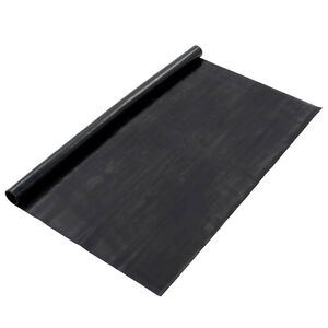 vidaXL Grindų kilimėlis Juoda 1,2 x 5 m Guma