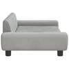 vidaXL Vaiki&scaron;ka sofa, &scaron;viesiai pilkos spalvos, 100x54x33cm, aksomas