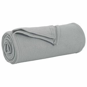 vidaXL Antklodė Pilka 170 x 130 cm 0.33 kg Flysas