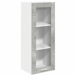 vidaXL Pakabinama spintelė su saugykla Betono pilka 40 x 31 x 100 cm