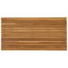 vidaXL Stalo vir&scaron;us 110 x 55 x 3,5 cm Stačiakampio Kieto teka medžio