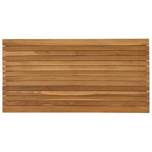 vidaXL Stalo vir&scaron;us 110 x 55 x 3,5 cm Stačiakampio Kieto teka medžio