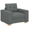vidaXL Sofa-kėdė, tamsiai pilka, 100x78x80 cm, audinys