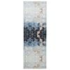 vidaXL Kilimėlis LESAKA Sidabrinė 100 x 250 cm