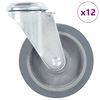 vidaXL Ratukai, 12vnt., 100mm, pasukami, varžtu tvirtinami