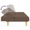 vidaXL Dvivietė sofa-lova, taupe spalvos, audinys