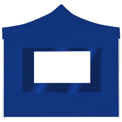 vidaXL Išskleidžiama palapinė su sienomis, mėlyna, 2x2m, aliuminis