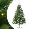 vidaXL Kalėdų eglutė su 300 LED s stovu Žalia 180 cm PE