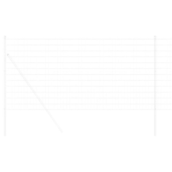 vidaXL Euro tvora Sidabro 1 x 10 m Karštai cinkuotas geležis