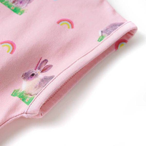 Vaikiška suknelė, šviesiai rožinės spalvos, 104 dydžio