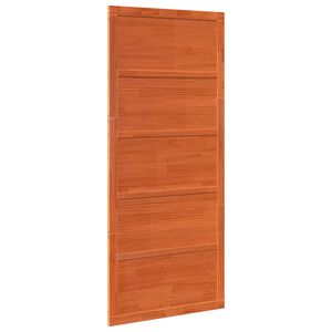 vidaXL Tvarto durys 100 x 2,5 x 208 cm Pu&scaron;ies medienos masyvas