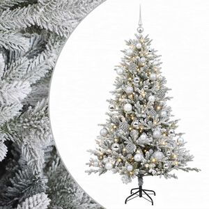 vidaXL Dirbtinė kalėdinė eglutė su rutuliuku 120 cm 150 LED
