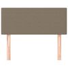 vidaXL Galvūgalis, taupe spalvos, 90x5x78/88cm, audinys
