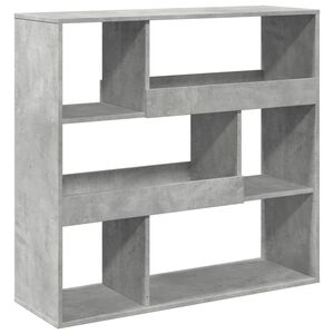 vidaXL Spintelė knygoms/kambario pertvara, betono pilka, 100x33x94,5cm