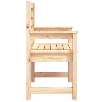 vidaXL Sodo kėdės, 2vnt., 60x48x91cm, pušies medienos masyvas