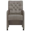 vidaXL Valgomojo Kėdės su Ratukais 2 pcs Pilka 58 x 67 x 97 cm