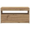 vidaXL Televizoriaus spintelės su LED, 2vnt., artisano, mediena