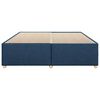 vidaXL Lovos rėmas be čiužinio, mėlynos spalvos, 200x200cm, audinys